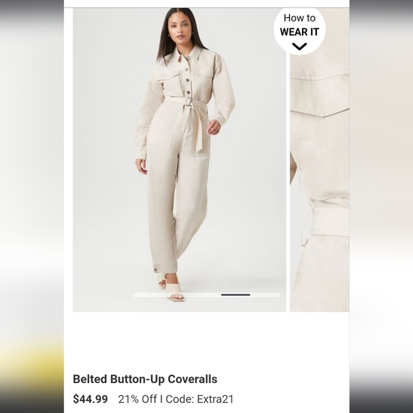 Button up jumpsuit - Picture 1 of 5